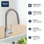 GROHE 326652433 Concetto Kitchen Faucet, Matte Black