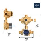 GROHE 29428000 Cosmopolitan Shower Set, Starlight Chrome