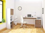 Nexera Multi-Purpose Storage Office Storage and Filling Cabinet, White, 19-Inch