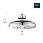 GROHE 29431000 Timeless Shower Set, Starlight Chrome