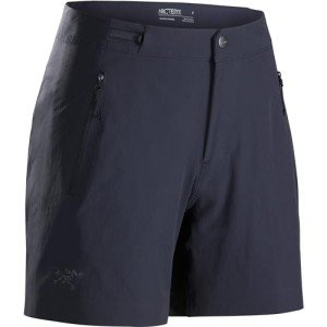 Arc'teryx Gamma Short 6 Women's | Highly Versatile 6" Softshell Short with Stretch - Redesign, Black Sapphire, 10