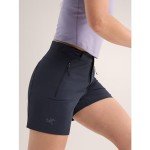 Arc'teryx Gamma Short 6 Women's | Highly Versatile 6" Softshell Short with Stretch - Redesign, Black Sapphire, 10
