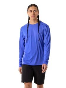 Arc'teryx Cormac Crew Neck Shirt LS Men's | UPF 40+ Crew for High-Output Activities | Electra Heather, Medium
