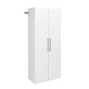 Prepac HangUps 30" Shoe Storage Cabinet, Cabinet Wall Mount, Wall Cabinet Storage for Shoes with 40 Cubbies, Ideal for Utility Room, Garage and Bedroom, 30" W x 72" H x 16" D, White