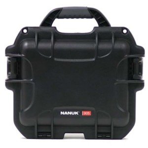 Nanuk 905 Waterproof Hard Case with Foam Insert - Black - Made in Canada