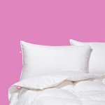 Canadian Down & Feather Co. - Soft Support White Down Pillow - 260 TC Shell 100% Cotton - Filled in Canada