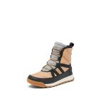 SOREL Women's Whitney ll Plus Lace Waterproof Boot - Tawny Buff, Black - 7.5