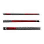 Viper by GLD Products Clutch 58" 2-Piece Billiard/Pool Cue, Crimson Blaze, 21 Ounce (PP-61-21)