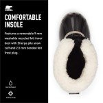 SOREL Children's Yoot Pac Nylon Waterproof Boot - BLACK - 6