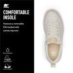 SOREL Women's ONA AVE Low Sneaker - Sea Salt, Bleached Ceramic - 8
