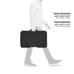 Nanuk 935 Waterproof Carry-On Hard Case with Wheels and Padded Divider - Black - Made in Canada