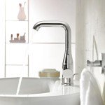 GROHE 2348600A Essence, Single Hole Single-Handle L-Size Bathroom Faucet 1.2 GPM, Chrome