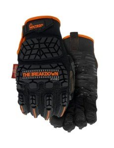 Convict Watson The Breakdown Extra Large Cut Resistant Gloves, Black, Orange