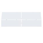Nexera Panoramic Headboard, White, Queen