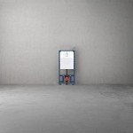 GROHE 39688000 Rapid SL Slim 2” x 4” in-Wall Carrier for Toilet, 2x4, No Finish