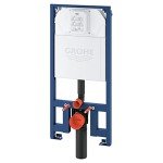 GROHE 39688000 Rapid SL Slim 2” x 4” in-Wall Carrier for Toilet, 2x4, No Finish