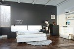 Nexera Panoramic Headboard, White, Queen