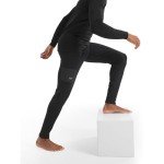 Arc'teryx Rho Heavyweight Bottom Men's | Warm Polartec Stretch Fleece Base Layer, Black, X-Large