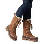 SOREL Women's Tivoli V Tall Waterproof Boot - Velvet Tan, Tobacco - 6.5