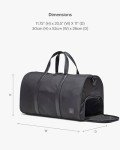Herschel Novel Duffle, Black Tonal, Standard- 43L, Herschel Novel Duffle