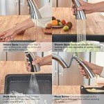 GROHE 30368DC2 Zedra Single-Handle Pull Down Triple Spray Prep Sink Kitchen Faucet in Supersteel