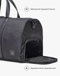 Herschel Novel Duffle, Black Tonal, Standard- 43L, Herschel Novel Duffle