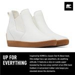 Sorel Women's Out N About Slip On Wedge Boots - Sea Salt, Gum 2 - Size 6