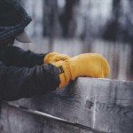 Watson Gloves Leather Winter Lined Ranch Mitts - Crazy Horse Heritage, Comfortable, Deerskin, Warm Sherpa Lining
