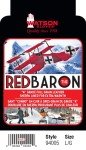 Watson Gloves Red Baron Winter Mitt - Full-Grain Cowhide Leather, Heavy Sherpa Lining & Brow Wipe (Large)