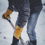 Watson Gloves Leather Winter Lined Ranch Mitts - Crazy Horse Heritage, Comfortable, Deerskin, Warm Sherpa Lining