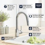 Grohe 314792431 Concetto Pull-Down Bar Faucet, 1.75 GPM, Matte Black