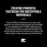 SOREL Women's Whitney II Waterproof Lace Boot, Black