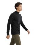 Arc'teryx Ionia Merino Wool Hoody Men's | Soft Light Merino-Blend Hoody, Black, XX-Large