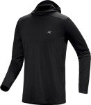 Arc'teryx Ionia Merino Wool Hoody Men's | Soft Light Merino-Blend Hoody, Black, XX-Large