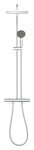 Vitalio Start 250 Cube GROHE Thermostatic Shower Column, Exposed 250 mm, Chrome, 26696000