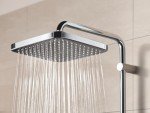 Vitalio Start 250 Cube GROHE Thermostatic Shower Column, Exposed 250 mm, Chrome, 26696000