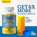 Natural Essiac Tea 8 Herb Capsules, 1066.5 mg per Serving - 120 Capsules, with Sheep Sorel Roots, More Potent 8-herb Essiac Tea Formula by Nurse Rene Caisse & Dr. Charles Brusch in The 1950s
