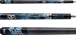Viper by GLD Products Junior 48" 2-Piece Billiard/Pool Cue, Rock & Roll, 16 Ounce,Blue,50-0404