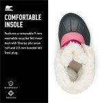 SOREL Children's Snow Commander Boot - Tropic Pink, Deep Blush - 11
