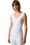 Joseph Ribkoff Womens V-Neck Cami Style 201546 Color White Size 16