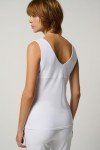 Joseph Ribkoff Womens V-Neck Cami Style 201546 Color White Size 16
