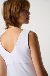 Joseph Ribkoff Womens V-Neck Cami Style 201546 Color White Size 16