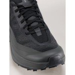 Arc'teryx Sylan Men's Running Shoes | Lightweight, Breathable & Durable Trail Shoe with Rocker Midsole | Built for Speed, Black/Shark, 12.5