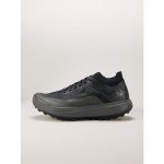 Arc'teryx Sylan Men's Running Shoes | Lightweight, Breathable & Durable Trail Shoe with Rocker Midsole | Built for Speed, Black/Shark, 12.5