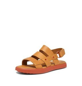 Sorel Women's Fashion Flat Sandal, Canyon Gold, Tuscan, 9