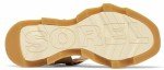 Sorel Women's Kinetic Impact Y Strap High Sandal, Honest Beige/Honey White, 7