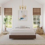 Nexera Platform Bed Frame, Brown, Full