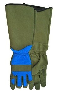 Watson Gloves #307 Game of Thorns Ladies Gauntlet Gardening Gloves made with Recycled WasteNot™ Polyester (M (Pack of 1))