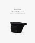 Herschel Pop Quiz Hip Pack, Black Tonal, One Size, Herschel Pop Quiz™ Hip Pack