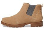 SOREL Women's Emelie lll Chelsea Waterproof Boot - Dusty Tan, Gum 10 - 8.5